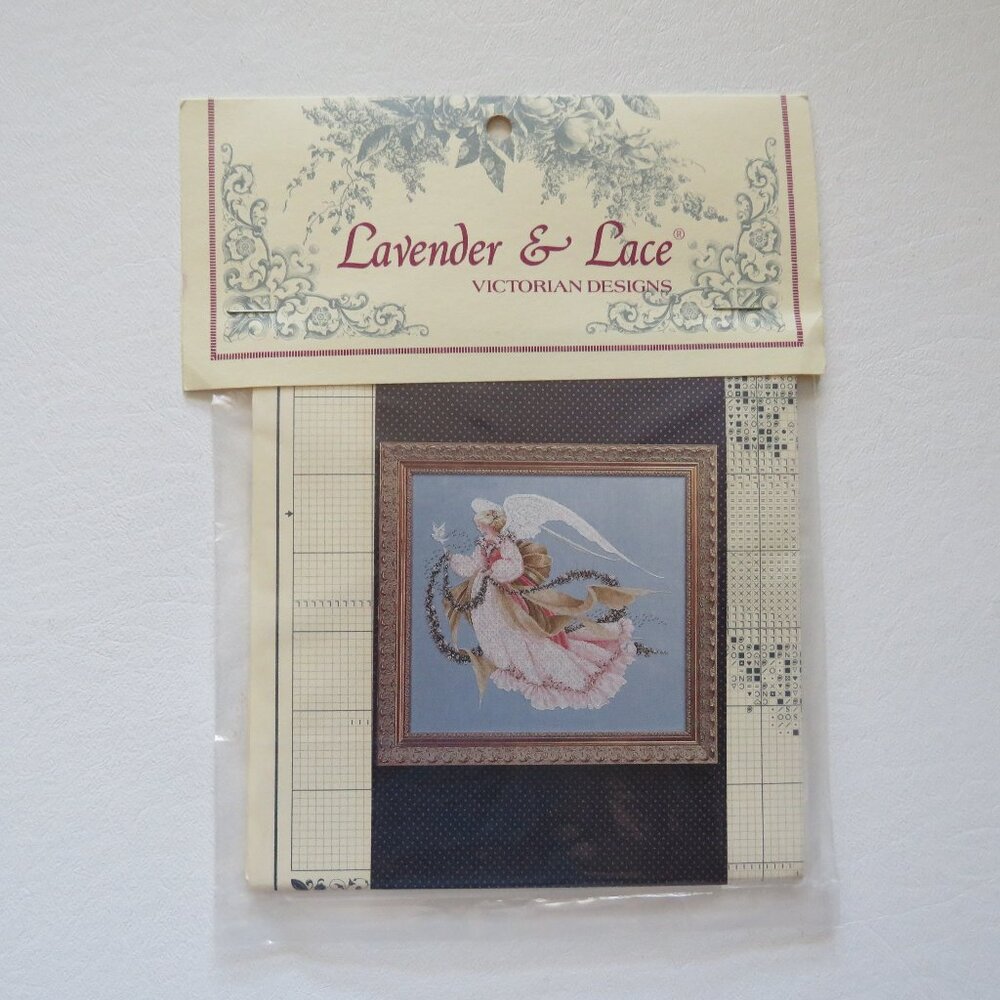 Angel of Summer Lavender & Lace Victorian Designs New Cross Stitch Pattern, 1993